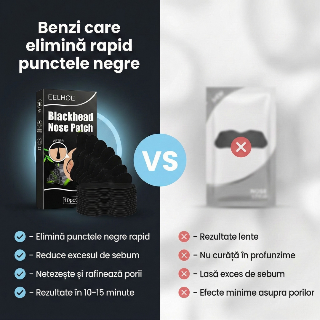 Benzi Anti Puncte Negre - 10 buc.