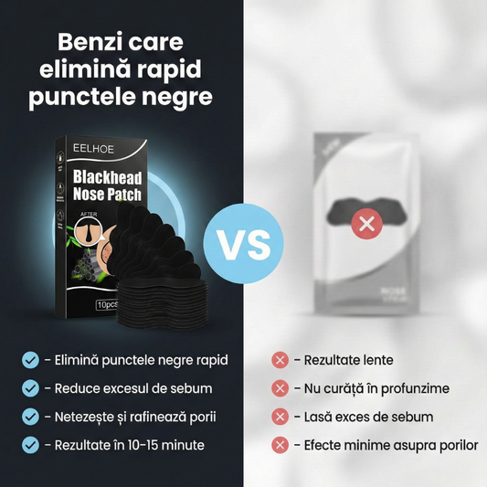 Benzi Anti Puncte Negre - 10 buc.