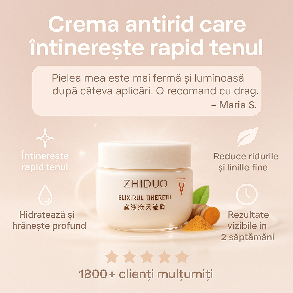 Elixirul Tinereții de Aur, Cremă Antirid